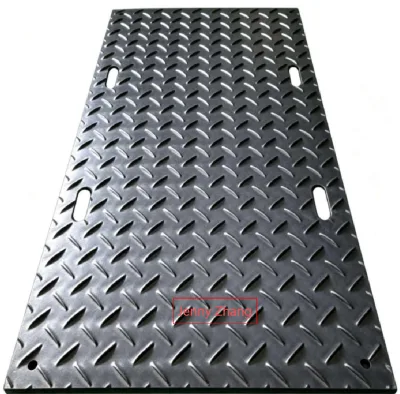 HDPE Temporary Road Mat Heavy Duty Construction Ground Protection Mat Plastic Access Mat for Construction Site Mine Oilfield