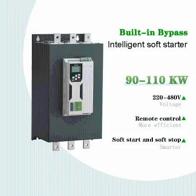 3 Phase 90kW-115KW Industrial Motor Soft Starter 220V-480V with No-Load Simulation Test Control