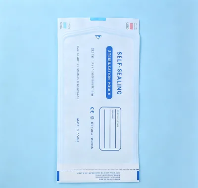 Nail Salon Supplies 90*260mm Self-Sealing Medical Grade Triple Band Seal Sterilizer Pouches 3 Sizes Disposable Sterilizer Set