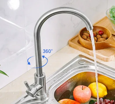 Factory hot selling stainless steel kitchen faucet