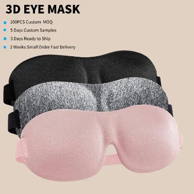Eye Mask with 3D Contoured Design Solving Light Leakage of Regular Masks
