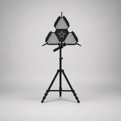 55W Dimmable Studio Photography Lighting Kit with Tripod Stand
