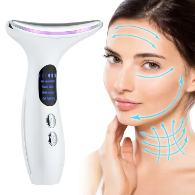 Electric Face Massager Led Neck Lifting Facial Anti-winkle Tool Device