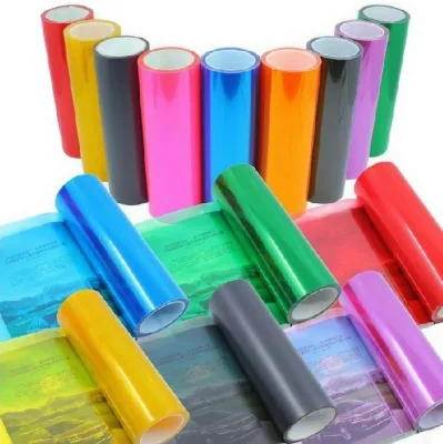 Black Color PVC Car Headlight Film Car Lamp Film 0.3*10m Wear-resisting Film