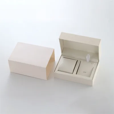 OEM CURREN High Quality Gift Set Box Quartz Wristwatch Jewelry Box Fashion Paper White Box