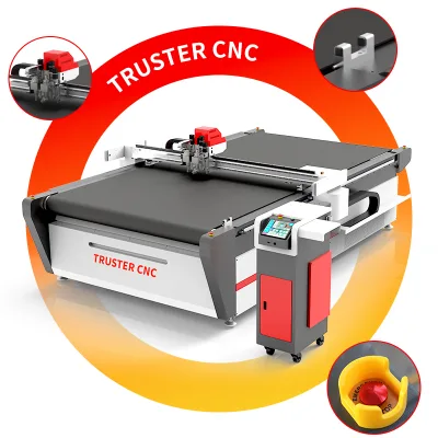 High Precision Cnc Knife Cutting Machine for Rubber Gasket Mat