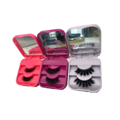 2018 Custom Boxed Korean Handmade CC Curl 3D Multi-Layered Mink Eyelashes Premium Private Label