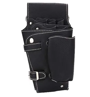 BSCI GRS Eco-Friendly Polyester Geometric Button Lightweight Unique Fashion Hair-Stylist Foldable Adjustable Waist Barber Bag