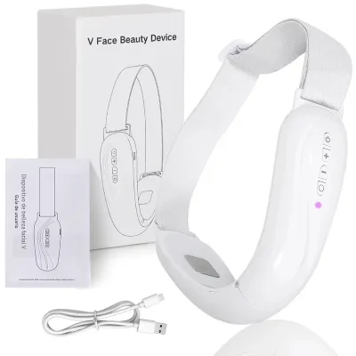 Portable Household Electric V-Shaped Face Slimming Instrument Vibration Microcurrent for Exquisite Chin Shaping Facial Lift USB