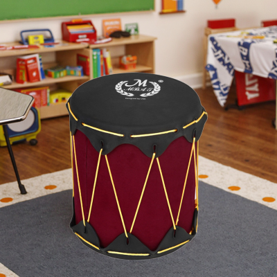 MBAT Indian Drum Children's Percussion Instrument Double-sided Rubber Drum