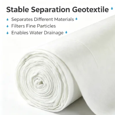 Whole Roll Bulk Supply Custom Geotextile for Geosynthetic Engineering Wholesale Orders