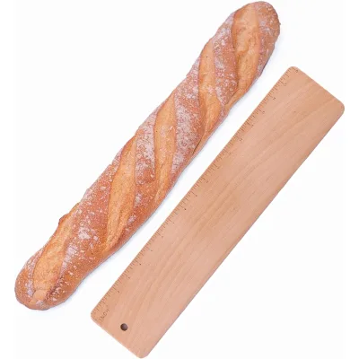 Beech Wood Baguette Transfer Peel,Flipping Board for Baking of French Baguette Bread, Loaves and Ciabatta, Keep Dough in Shape