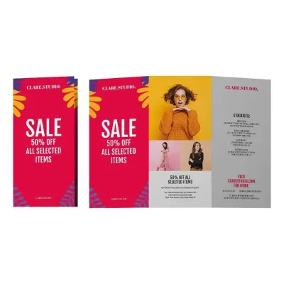 Customizable Flyers Booklets and Multi Page Flyers with Customizable Design Content