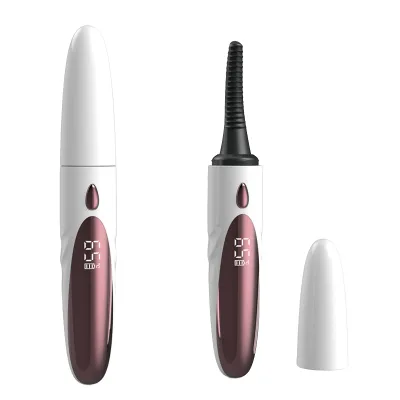 New Design Mini Intelligent Heated Electric Eyelash Curler with Natural Curl Clamp Plastic Makeup