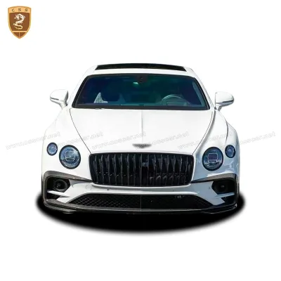High Glossy Finish Carbon Fiber Small Bodykit for Bentley Continental GT 2022 Upgrade MSY Body Kits Engine Bonnet Bumper Grilles