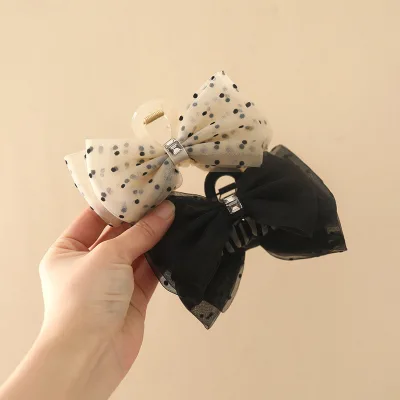 New Fashion Hot Selling Custom Satin Bow Hair Clip Bowknot Hair Clips Hair Accessories for Woman