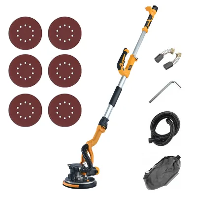 880W 225mm Wall and Ceiling Giraffe Drywall Sander Machine Vacuum LED Folded Electric Drywall Sander Machine