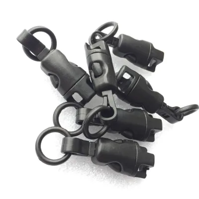 Factory JY Brand Black POM Snap Hook 50mm Length No Logo China Express Shipping for Bags