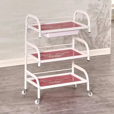 Professional Hair Salon Roll Trolley Beauty Storage Rack for Bedroom & Bathroom Kitchen Islands & Carts