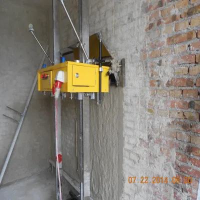 New Arrival Automatic Easy Operate India Cement Mortar Wall Plaster Machine