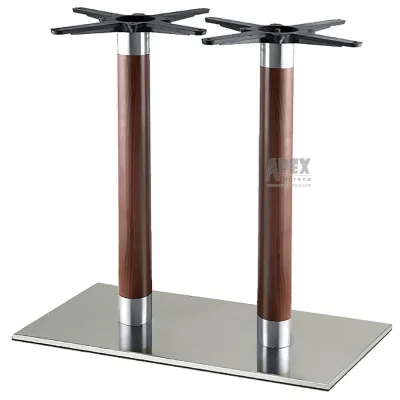 Modern Luxury Dining Tables Sets Stainless Steel Marble Stone Top Metal Table Base for Restaurant Metal Table Legs