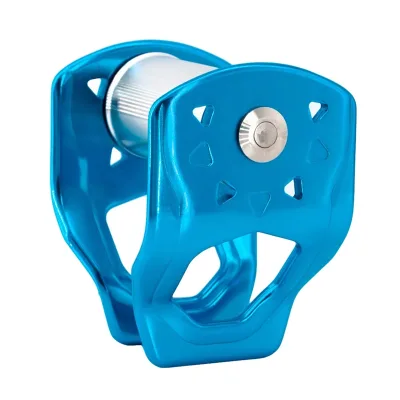 CE EN 795 Aluminum Alloy Flat Rope Single Pulley 10kN 200KG for Rock Climbing Ailot