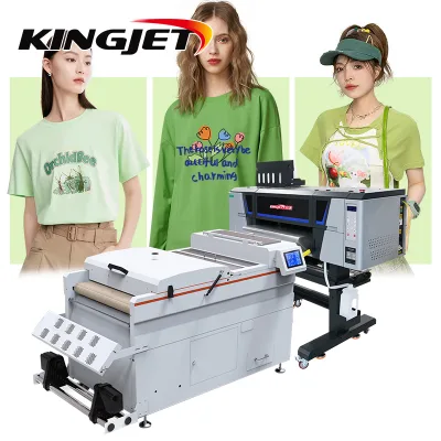China Manufacturer I3200 Heads Fast Speed CMYK White Ink DTF Printer for Heat Transfer on Hoodies Shoes Aprons Bags