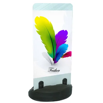 Panda Water tank Exhibition Display, Acrylic Display with Water Filled Base