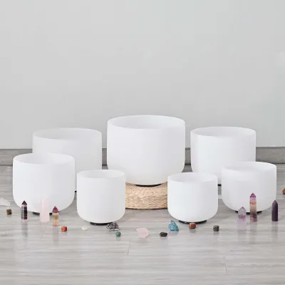 SUCCESS Crystal Singing Bowls Wholesale Set Quartz Crystal Sound Bowl for Chakra Healing Cristal De Cuarzo Cuencos Cantores