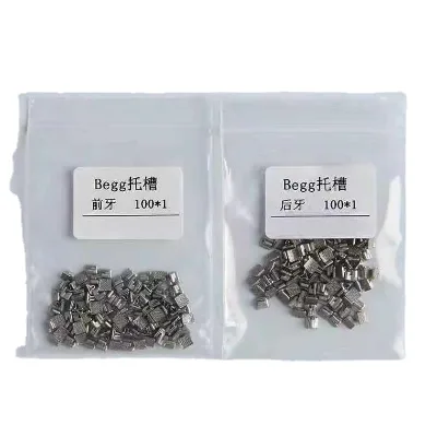 Hot Flat Mesh Base Dental Begg Braces/ Orthodontic Metal Brackets / Dental Brackets Begg Wholesale Price Cheap