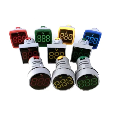 High Quality LED Indicator Light AC 60-500V Voltage Range Plastic Electronic Structure Max. 10A Current IP65 Level