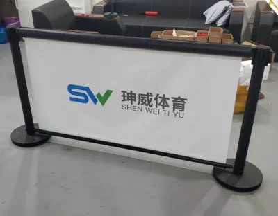 Commercial Customized Printed Retractable Outdoor Cafe Banner Stand Q-BANNER Retractable Banner Stanchion
