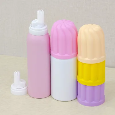 Empty Aluminum Can Vertical Valve Inverted Valve 360 Degree Valve Aerosol Bottle for Hair Whipped Lash Foam Shampoo Cleanser