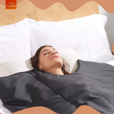 Hot Sauna Blanket Far Infrared Sauna Heating Blanket Pu Leather Infrared Sauna Blanket extra Large 210cm