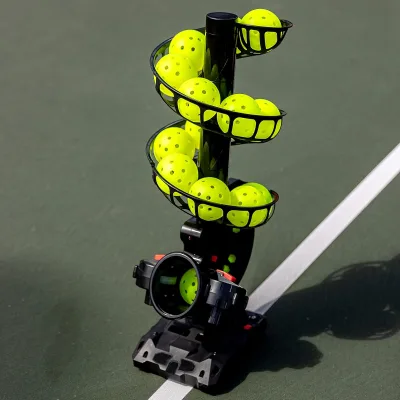 Custom Adjustable Multifunctional Plastic Pickleball Tennis Padel Launch Machine for Swing Training Aids and Entertainment