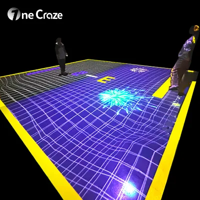 AR Multi-Sensory Projected Interactive Floors Motion Detection Games for School Physical Challenges Indoor Playground Equipment