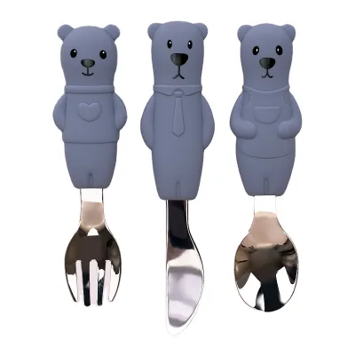 Stainless Steel Children Safe Spoons Toddler Utensils Baby Utensils Toddler Forks and Spoons