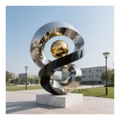 Carve Signs Education Places the Theme Breeding Life Kinetic Abstract Art Decor Sculpture Steel