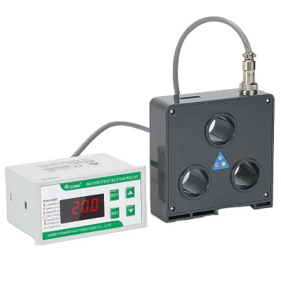 3 Phase LED AC 220V 2 - 99A 3CT 1CO Flush Mounting Split Voltage Motor Protection Relay