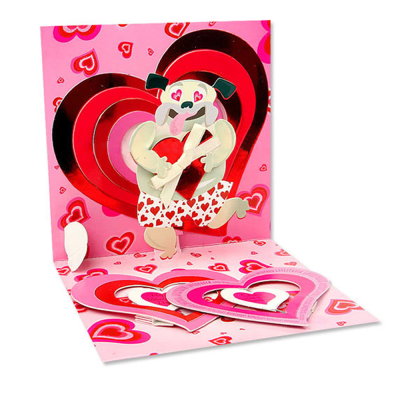 Birthday Greeting Folded Music Cards Printed, Music Card Factory