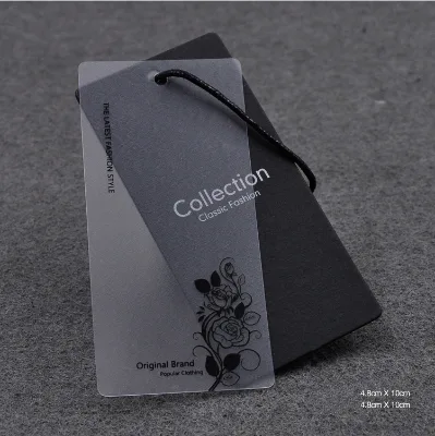 High Quality Luxury hang Tags for Clothing Own logo Gold Foil hang Tag