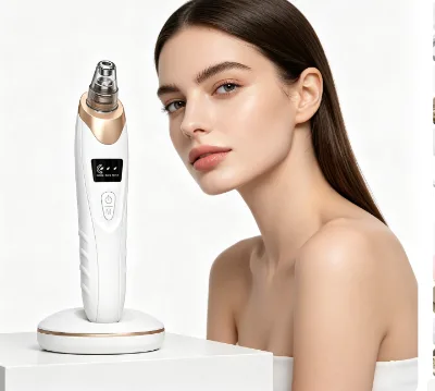 Handheld Vacuum Facial Pore Skin Care Device Adjustable Suction Level Daily Removal Surface Grease Solid Residue on Facial Skin