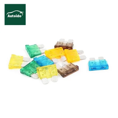 1A to 40A Auto ATC Blade Fuse Zinc Alloy Aluminum for Auto Electrical Lighting Circuit Protection Simple Installation
