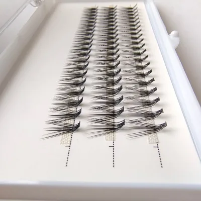 Eyelash Extension 7D Lashes With Thickness 0.5 - 0.7 - - Curl L -M Fans Eyelashes Extensions Fan Lashes Color