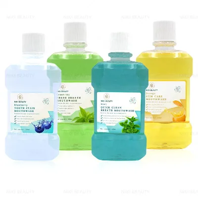 Wholesale Private Label Magic Organic Oral Anti Bacterial Teeth Whitening Mouthwash