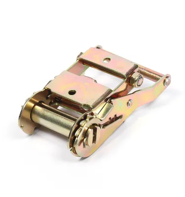 2024 New 1-1/16" Standard Ratchet Bucked Metal Zinc Plated Ratchet Tiedown Buckle 1500kgs for Bundling Goods