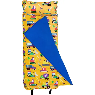Urban Infant Kids Nap Mat-Toddler Preschool Daycare Bedding Set with Blanket Pillow European American Style Lightweight Portable