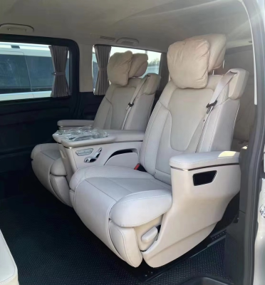 Custom Auto Car Seats With Extension Legrest 180 Degree Rotating Nappa Seats for Coaster Luxury Car Seat