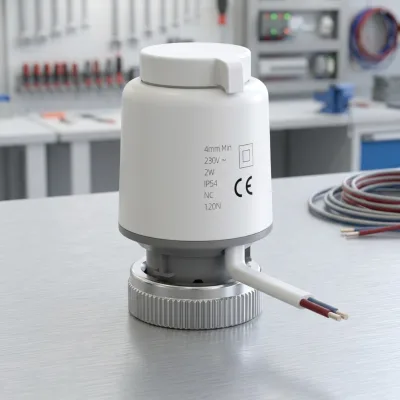 BODE HVAC System Thermal Actuator 2-wire NC Electric Normally Open Actuator for Manifold