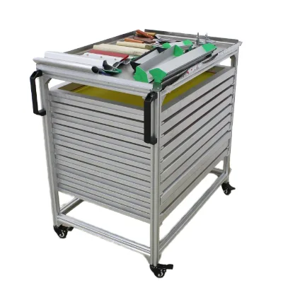 2025 Hot Sale Silk Screen Printing Frame Drying Rack